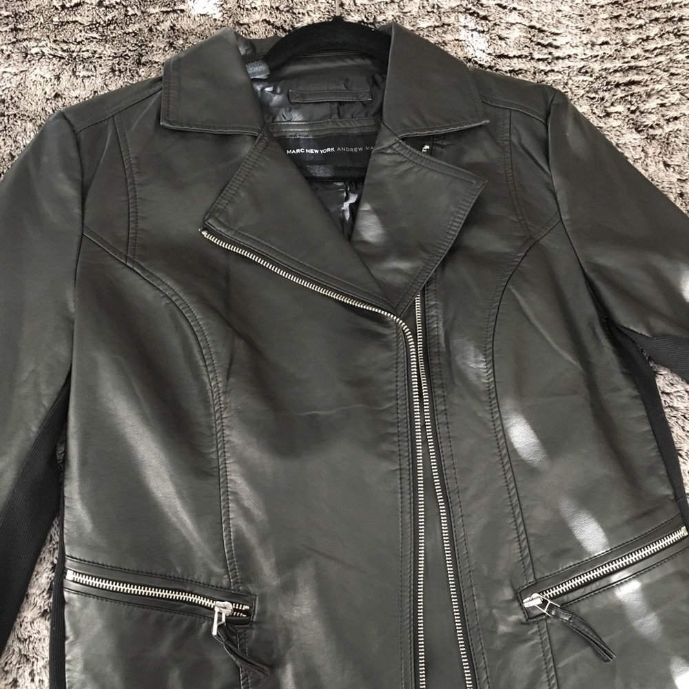 Leather jacket (faux)